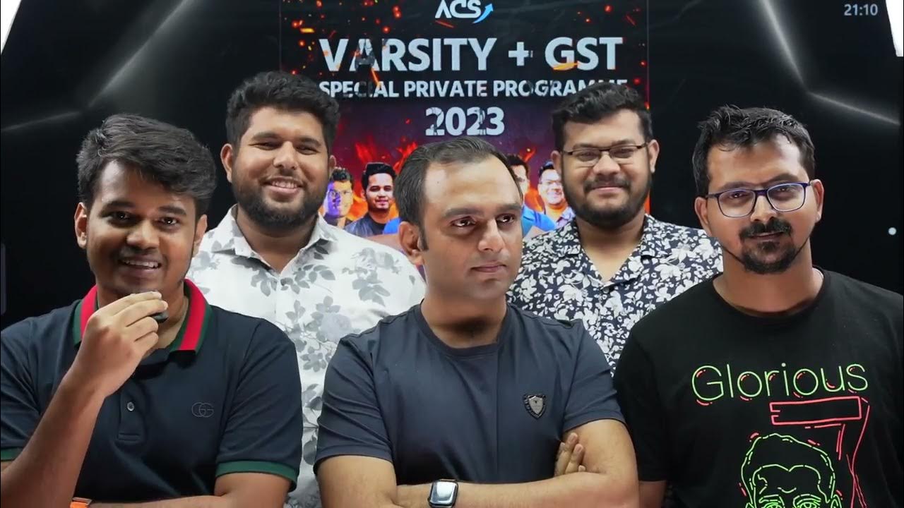 ORIENTATION CLASS ACS Varsity + GST Admission Private Batch 2023