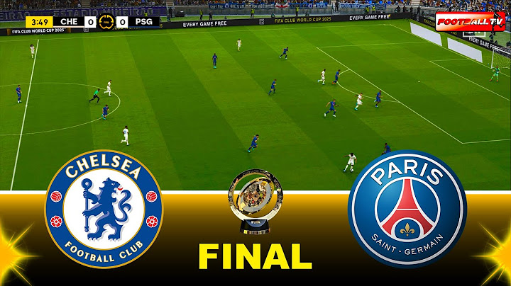 CHELSEA vs PSG Final | FIFA Club World Cup 2025 USA | Full Football Match | Pes 21 eFootball