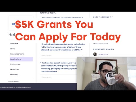 $5K Grants To Apply For Today!