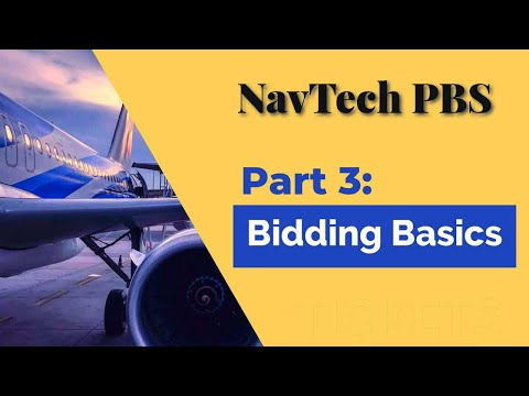 GoJet Airlines Pilot Group NavTech PBS Tutorial Part 3: Bidding Basics