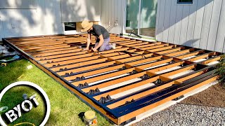 How To Build A Low Profile Deck Patio (Part 1 of 2)