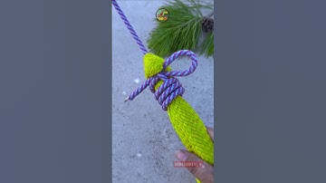 Learn how camping knot #shorts #knot #git #knottutorial #rope @DoiT_03