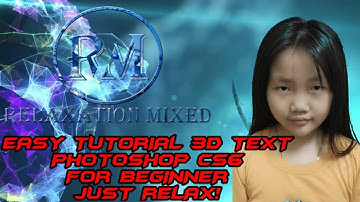 How Easy to make 3D text on Photoshop cs6
