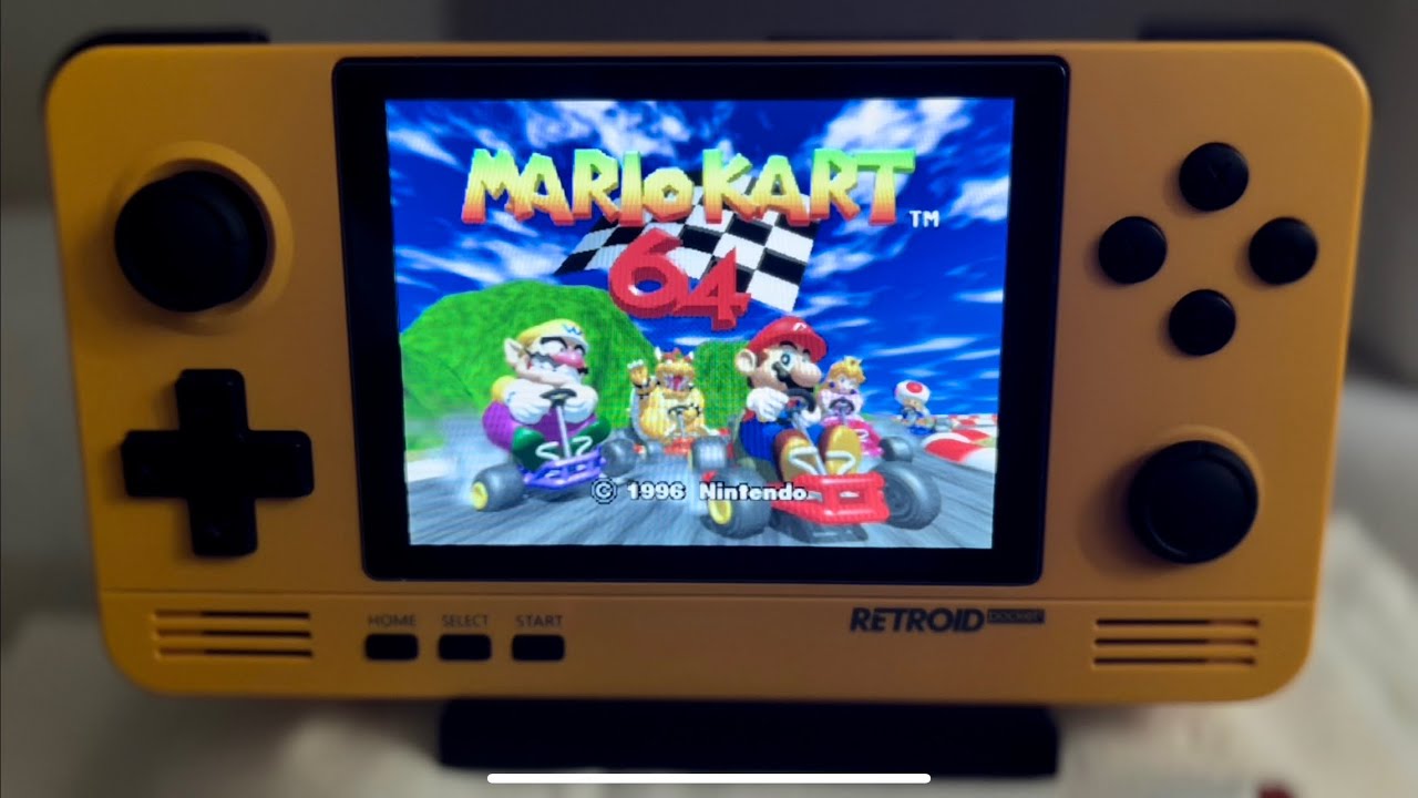 Mario Kart 64 for the Nintendo 64 (Retroid OS) on the Retroid Pocket 2 - Intro Video