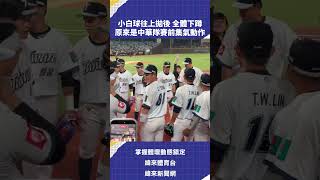 0227 | 小白球往上拋後 全體下蹲 原來是中華隊賽前集氣動作 | #vlreels #vlnews #C05