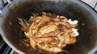 UDANG MANTIS RAKSASA ( masak cakrek ukuran jumbo)