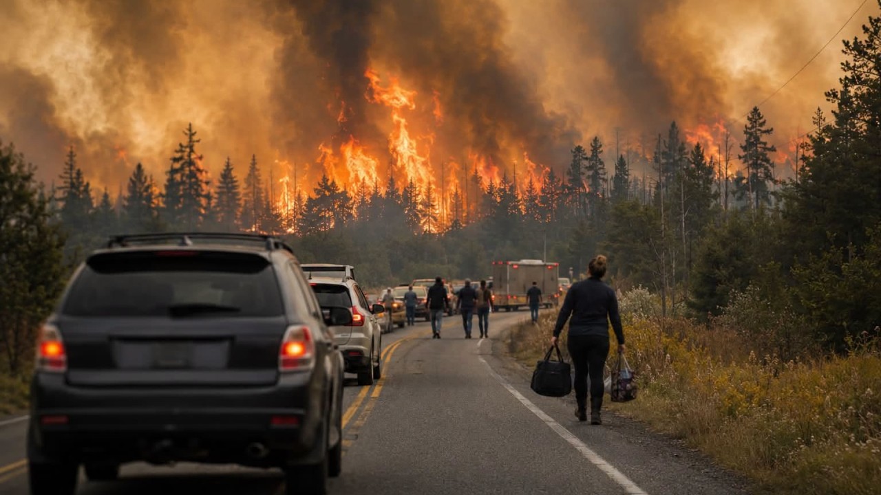 Wildfire Storm Dynamics: Dual Impact of Rain and Lightning