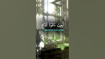 وإذا سألك عبادي عني فاني قريب #فارس_عباد #سورة_البقرة #المصحف #اكسبلور #يارب