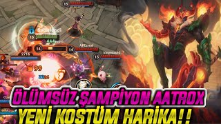 Wild Rift Yüksek Elo Ölümsüz Şampi̇yon Aatrox - Top Lane Krali En İyi̇si̇ni̇ Buldum 