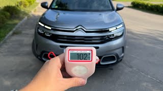 Проверка толщиномером Citroen C5 aircross 2021