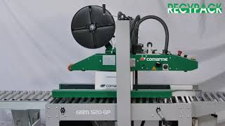 Comarme GEM 520 carton sealer- Recypack Sustainable Packaging