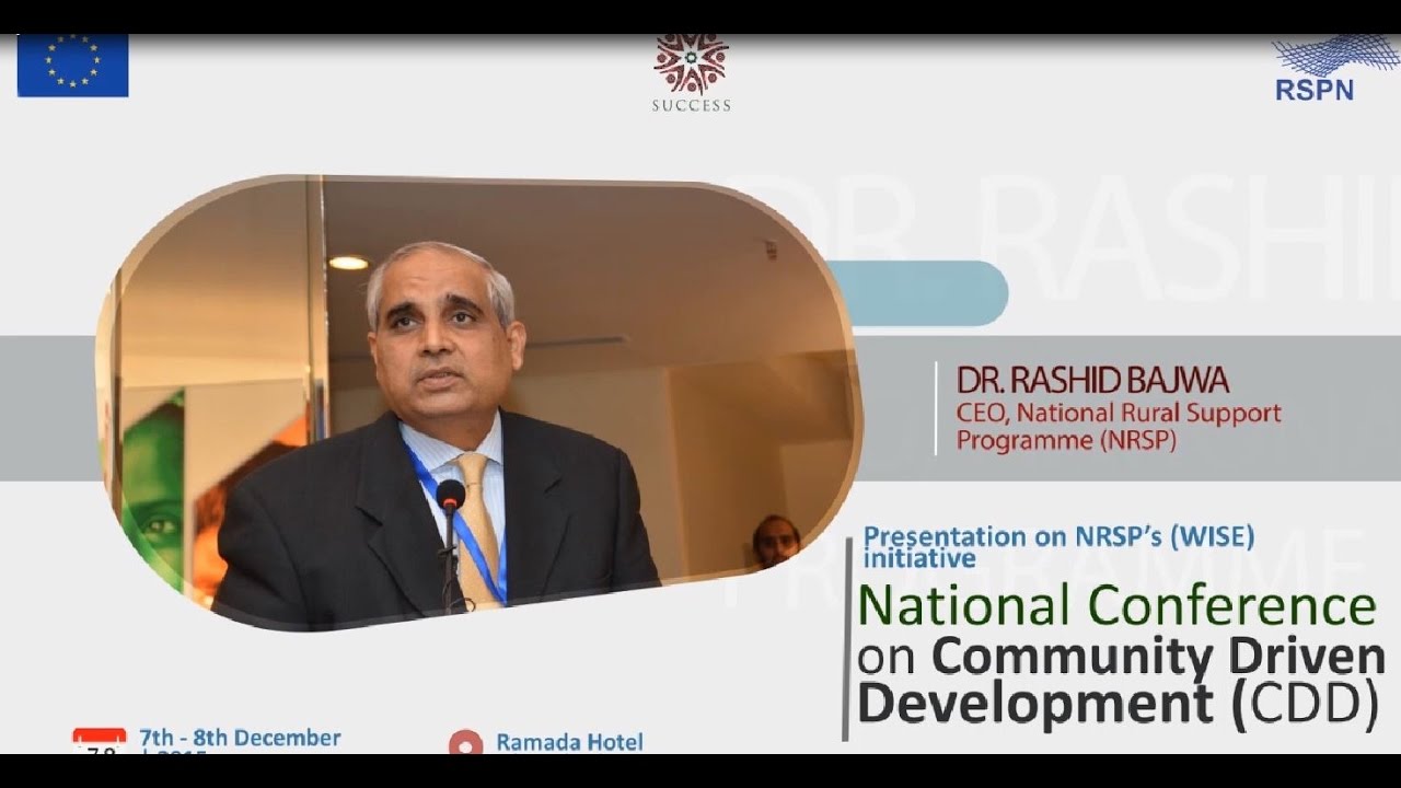 Dr. Rashid Bajwa addressing the CDD Conference in Islamabad - YouTube