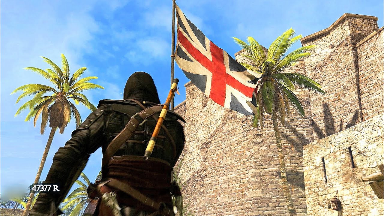 Assassin's Creed 4 Black Flag Fort of Nassau High Action Gameplay with Privateer Outfit Req Ep 182