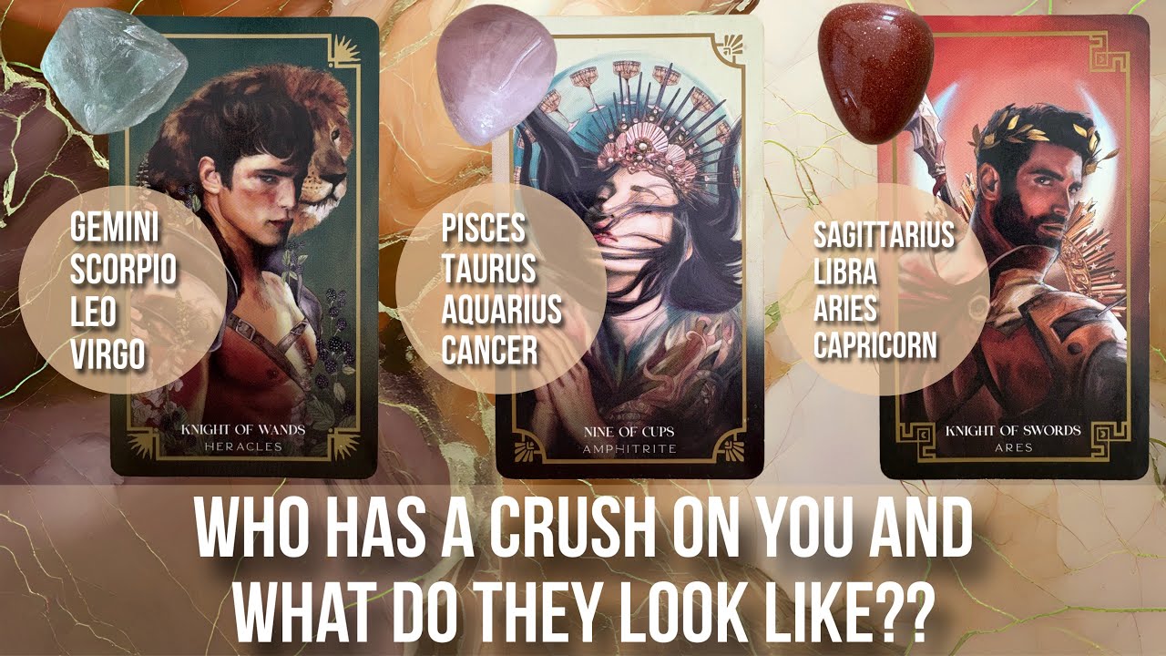 Who Has A Crush On You And What Do They Look Like?😨❤️‍🔥💦- Pick A Card Tarot Reading