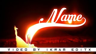 How To Make Fire Candle name || By Ikram Editx screenshot 3