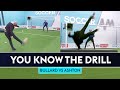 Jimmy takes on Dean Ashton in a volley ONLY drill! 💥 | You Know The Drill LIVE