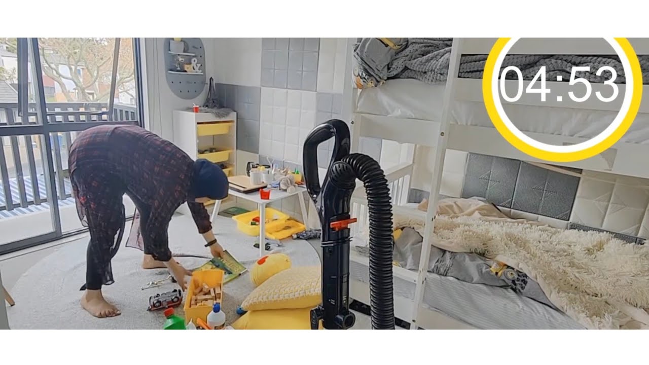 ☑️روتين حماسي💪طبقت قاعدة 5 دقائق في تنظيف البيت بأكمله شوفو النتيجة😱 30MINUTES SPEED CLEAN