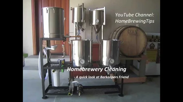 Homebrew Equipment Cleaning (using Bar Keepers Friend)