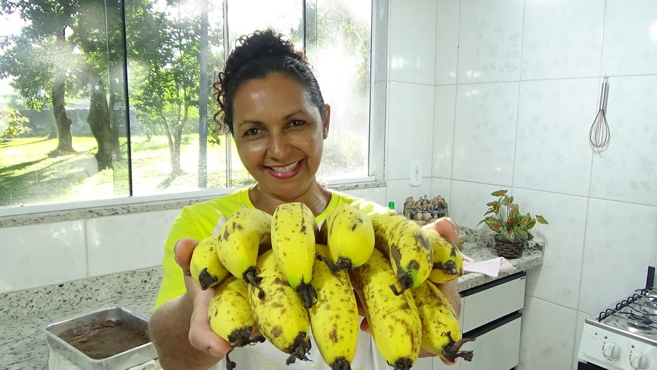 COMO DEIXAR A BANANADA ESCURA SEM USAR AÇÚCAR