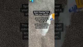 Simple cleaning hack every busy mom needs to clean carpets 💡 #CleaningHacks #MomLife