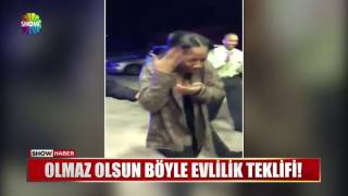 Sıradışı evlilik teklifi!