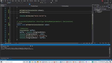 Methods and Parameters - C# Basics