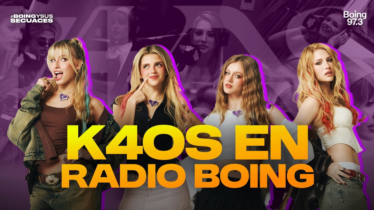 K4OS en RADIO BOING: TODO sobre su AMISTAD, la UNIÓN y los detalles de sus PRÓXIMOS SHOWS