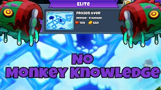 Elite Bloonarius Tutorial || No Monkey Knowledge + Live Commentary || Frozen Over - BTD6