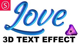 Affinity Photo - 3D Text Effect