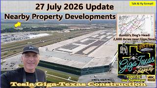 Optimus Factory 2Xs, Even More Construction, Cybercab Rides! 27 July 2026 Giga Texas Update(8:35 AM)