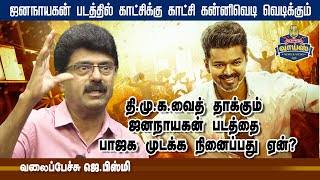 தி.மு.க.வைத் தாக்கும் ஜனநாயகன் படத்தை பாஜக முடக்க நினைப்பது ஏன்?  - வலைப்பேச்சு ஜெ.பிஸ்மி #TVKVijay