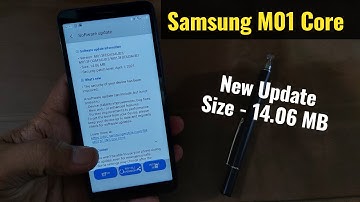 Samsung M01 Core New Security Update Android 10 Go Edition