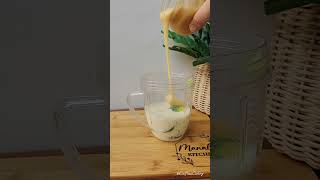 homemade avocado smoothie #healthy #homemade #avocado #smoothie #youtubeshorts