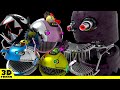 Pacman & Chain Chomp VS ROBOT GHOST