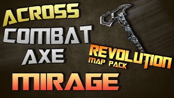 FIRST S&D Mirage Across map spawn Combat Axe Revolution DLC Black ops 2!