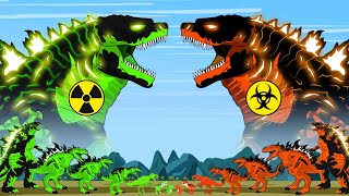 LEGENDARY GODZILLA RADIOACTIVE vs EMINEM GODZILLA, DINOSAUR DOMINION: I&#39;m not alone|Godzilla Cartoon