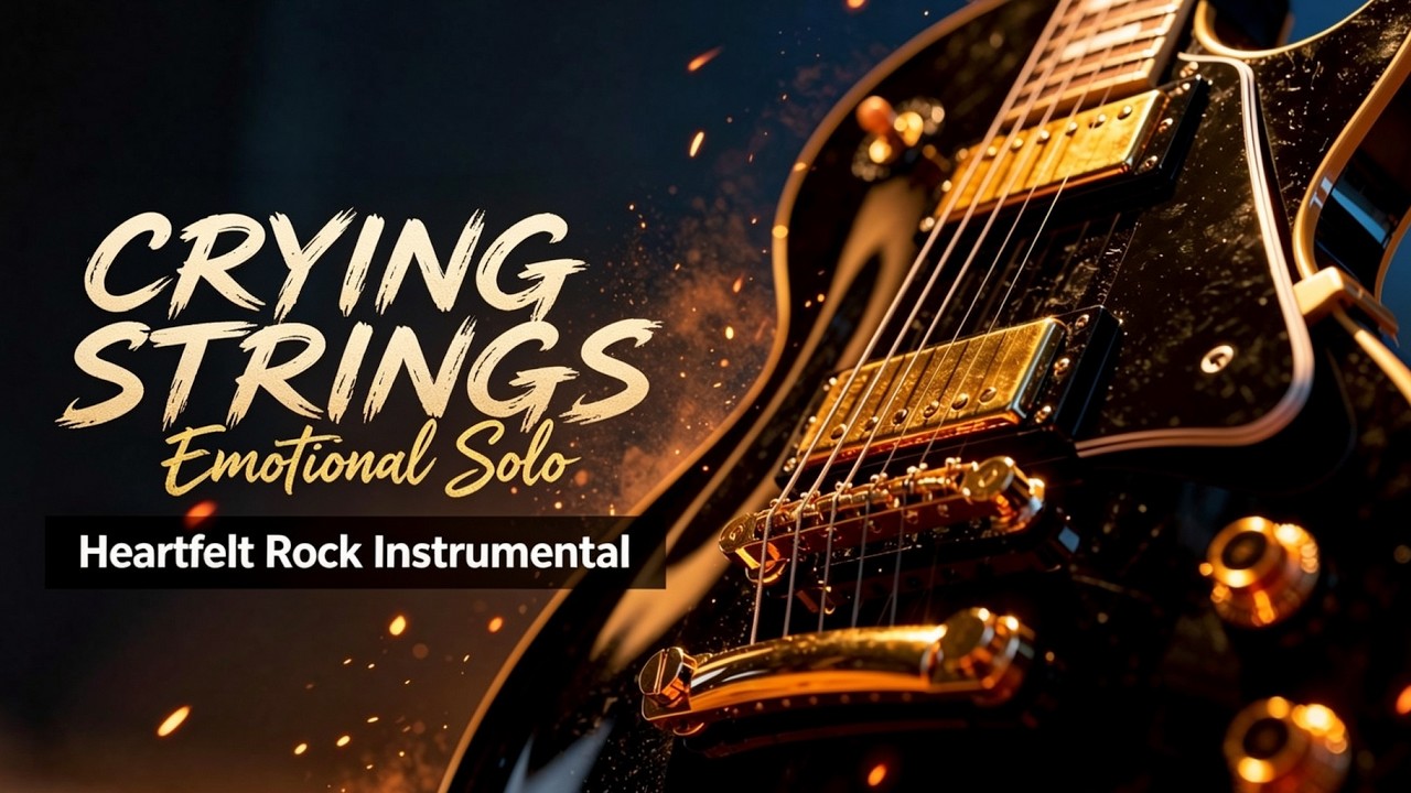 🎸 Deep Emotional Guitar Music 🌙 Relaxing Rock Ballad for Reflection ...