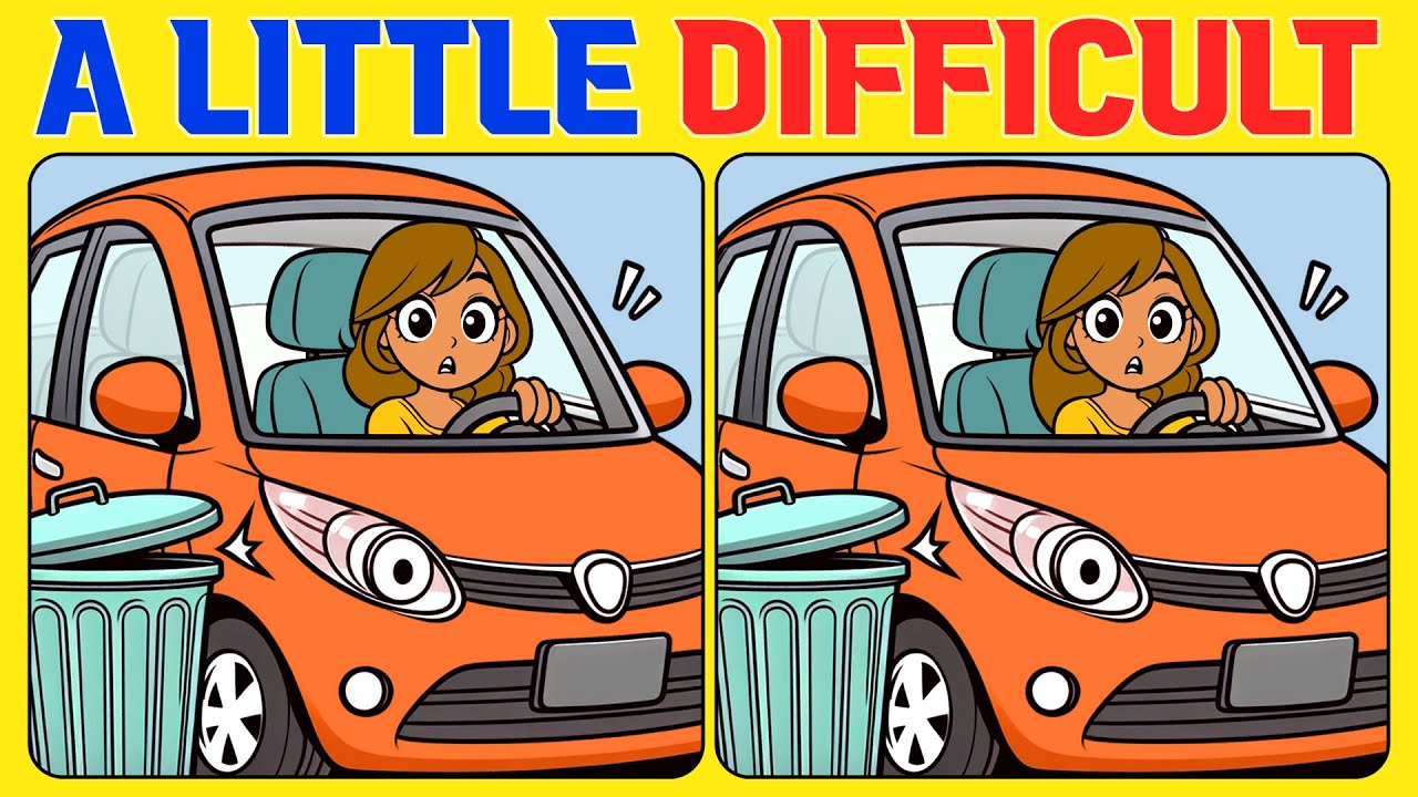 🧠🧩Spot the Difference : Brain Teasers 《A Little Difficult》