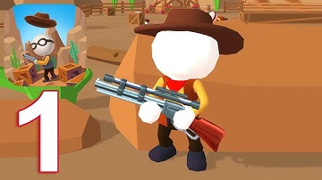 Western Sniper Wild West FPS Gameplay Walkthrough Part 1 (IOS/Android)
