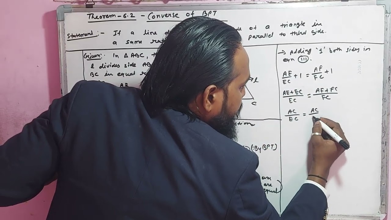 NCERT Converse of BPT | Class 10 Maths |Most Important Theorem FOR GSEB - 2026| Shashi Sir/#TMM#cbse