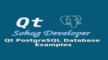 Qt Postgresql database examples 1