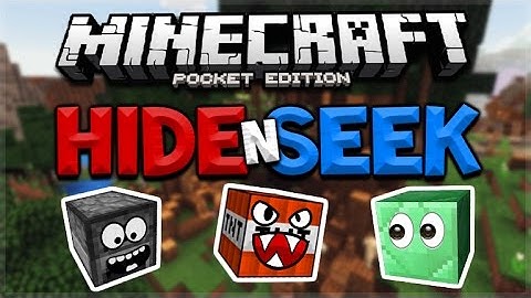 MCPE HIDE AND SEEK!! Minecraft Pocket Edition - Brokenlens Hide N Seek Mini-Game (Pocket Edition)