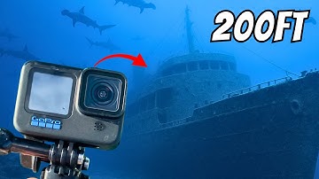 I Found Something CRAZY on a Deep Water Wreck! (Camera Drop)