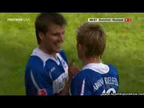 gol Artura Wichniarka dla Armini Bielefeld