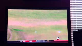 Phil Mickelson 2nd shot 17th hole Muirfield 2013 British Open