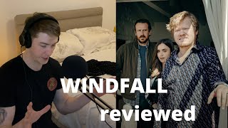 WINDFALL movie review - Peter and Euan's Netflix Podcast