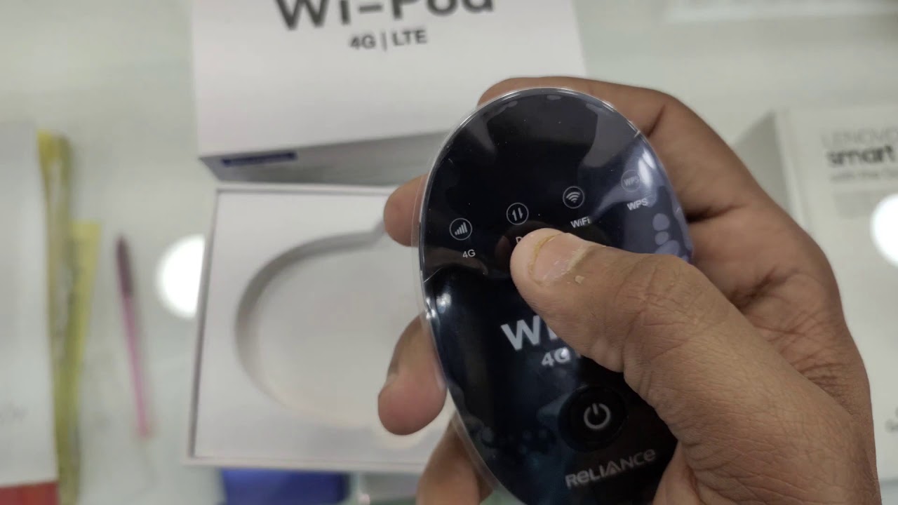Reliance Wireless Router unboxing Reliance Wi-Fi router new version wi-pod 4G LTE - YouTube