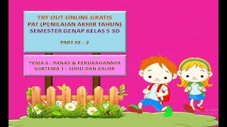 Latihan soal pat | mini try out tema ...