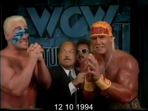 WCW Saturday Night - Gene Okerlund Interviews Sting \u0026 Hulk Hogan (1994-12-10)