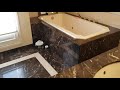 Ide rnovation  salle de bain marbre  inox by parisbuildingcom